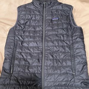 Patagonia nano puff vest forge grey Mens Size M Medium